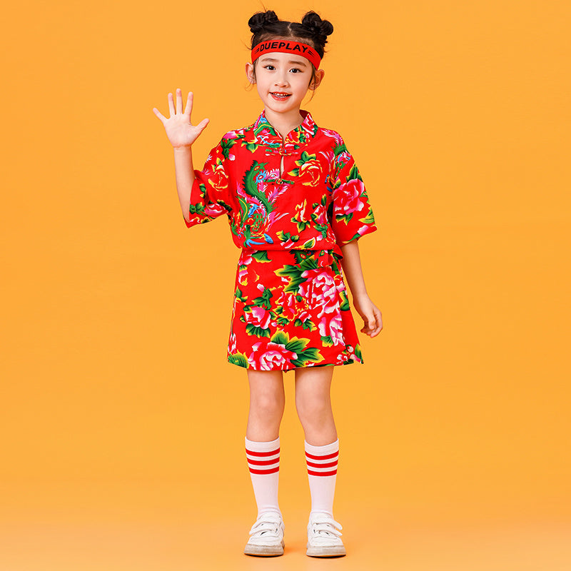 Children's Performance Clothing Daily Pure Cotton Set