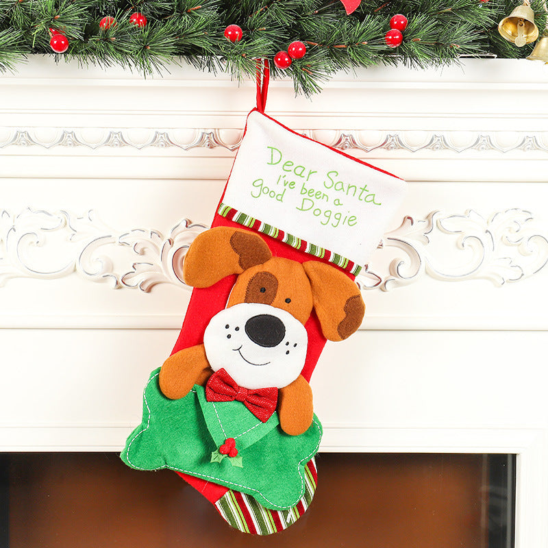 Christmas sock pendant