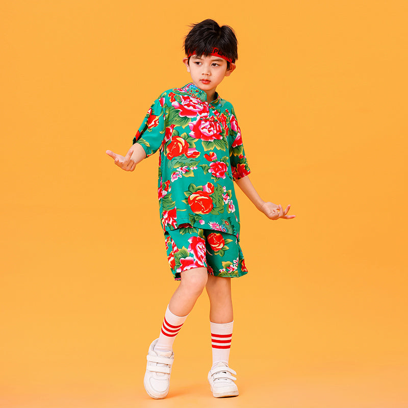 Children's Performance Clothing Daily Pure Cotton Set