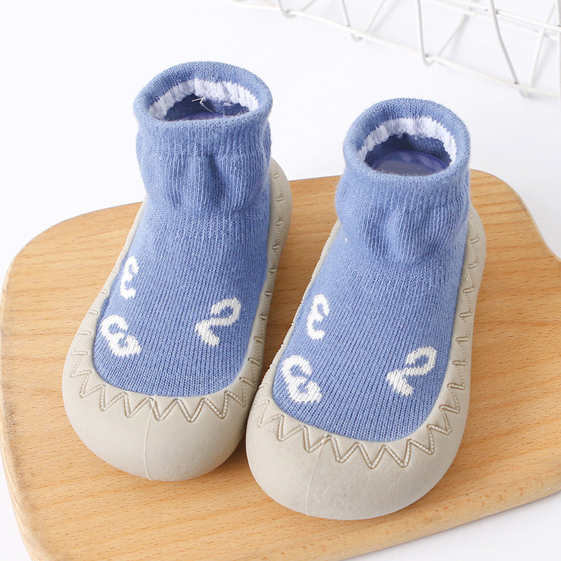 Baby Rubber Sole Ankle Sock Cute Cartoon Baby Toddler Room Socks Soft Bottom Children Boat Ankle Sock