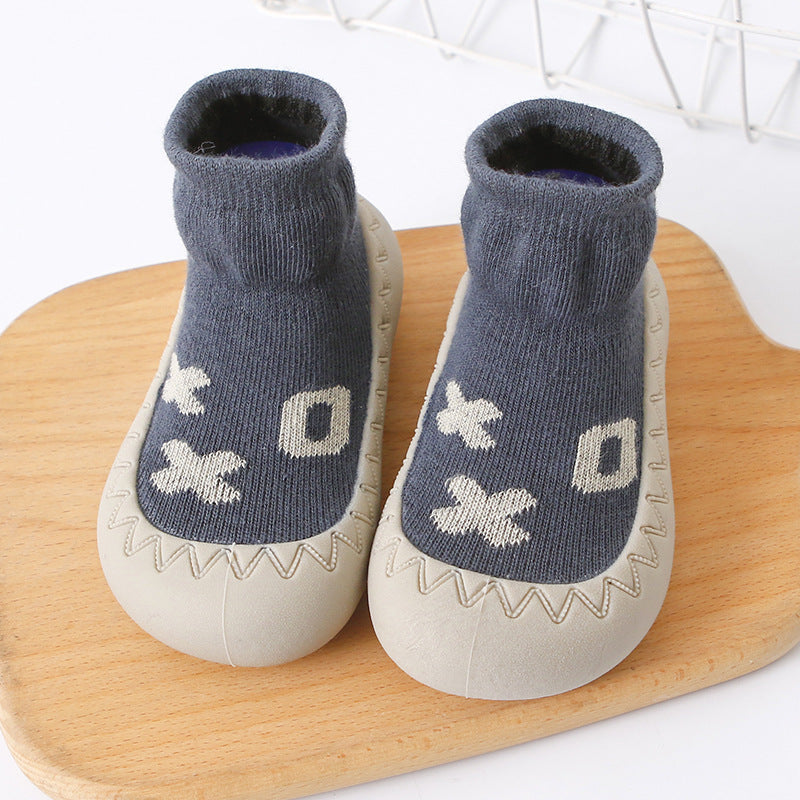 Baby Rubber Sole Ankle Sock Cute Cartoon Baby Toddler Room Socks Soft Bottom Children Boat Ankle Sock