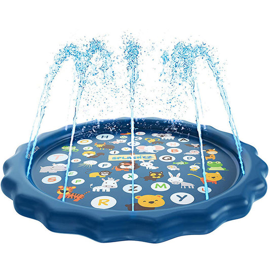 Summer children outdoor round water spray mat